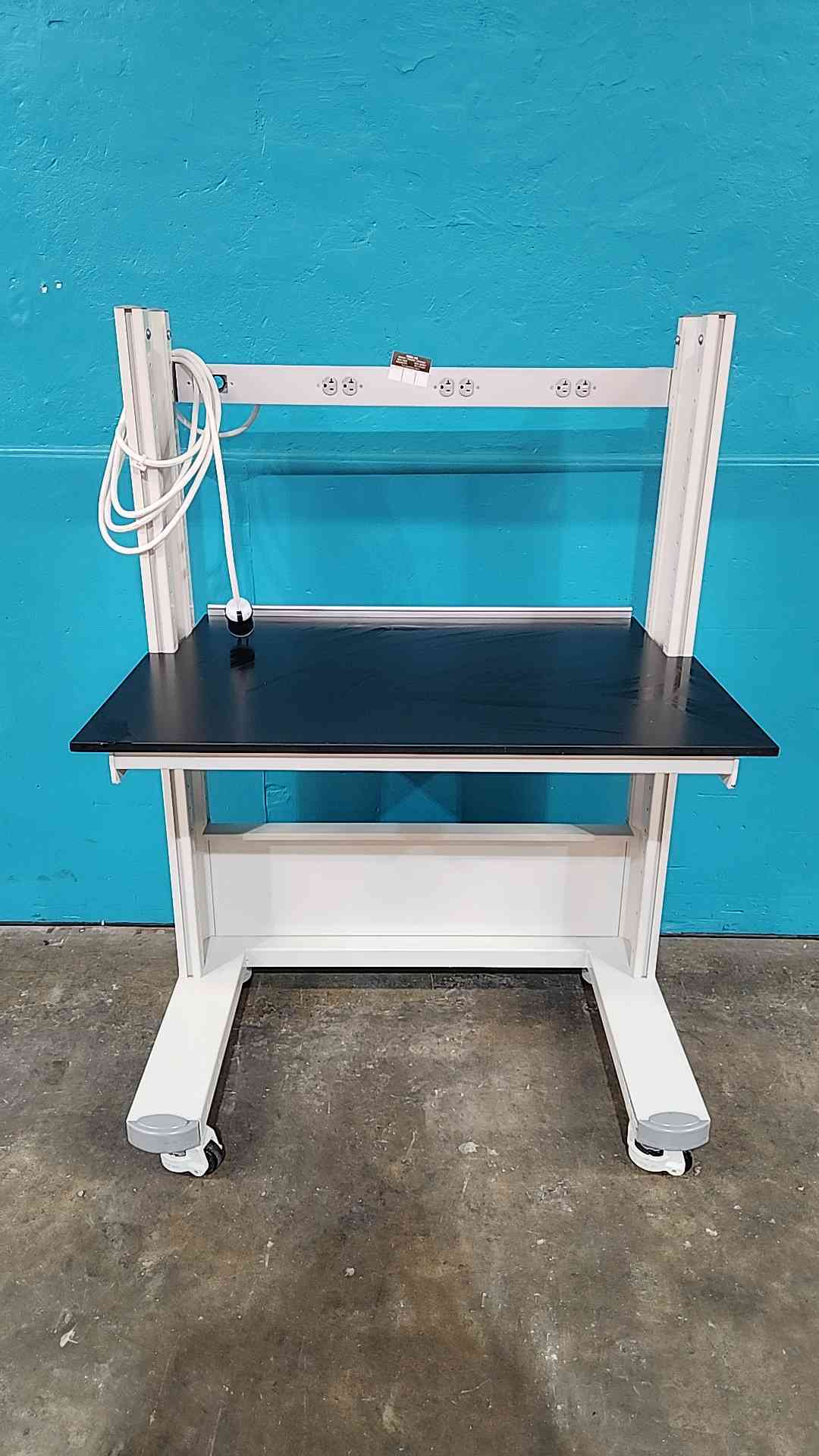 Rolling 42" Lab Desk W/ PDU Strip (SKU: 115142)