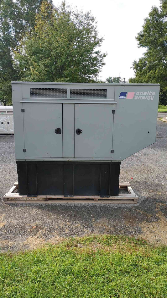 AS-IS MTU 60KW 1PH John Deere Diesel Generator