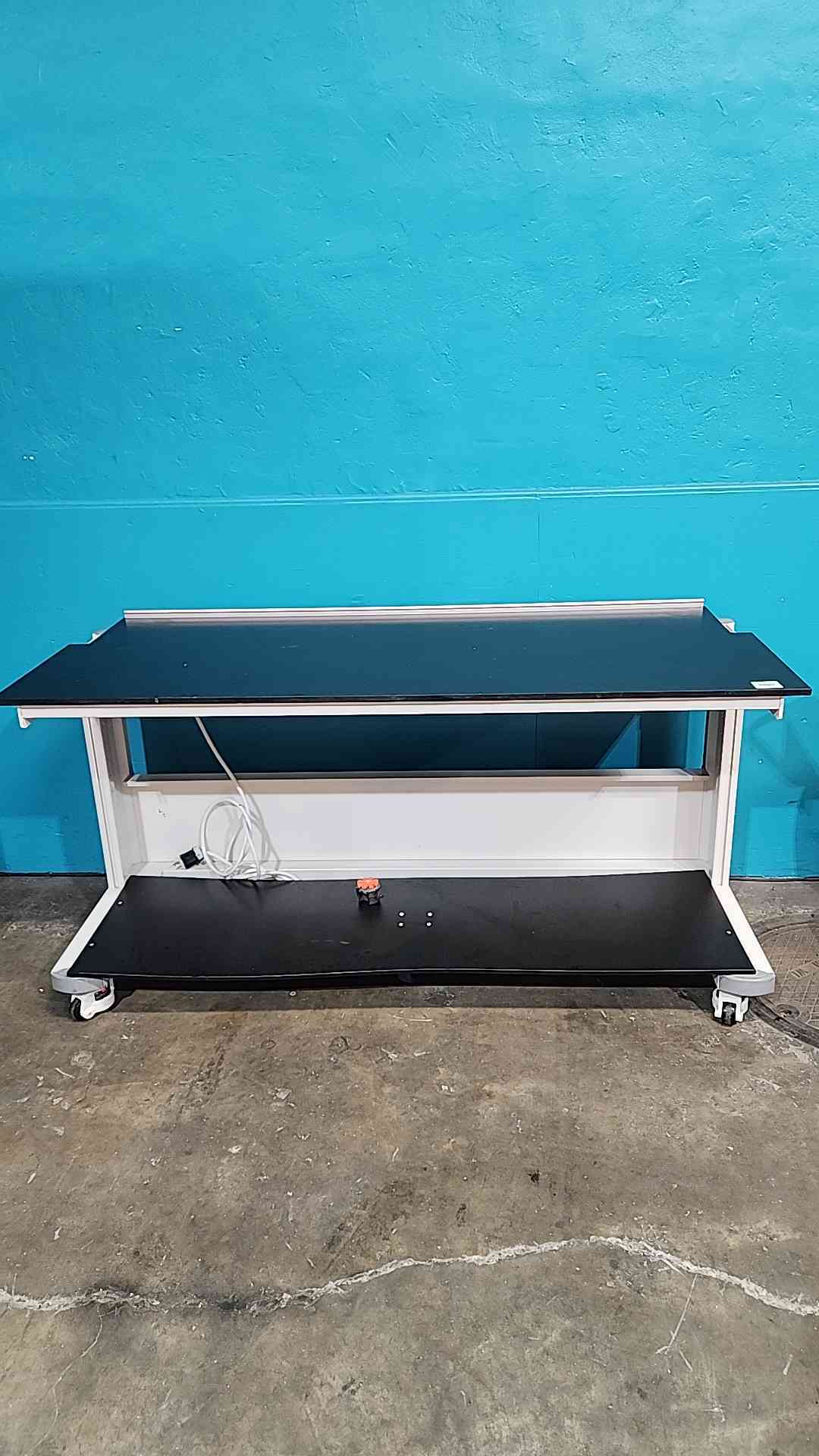6' Rolling Lab Desk/Table W/ Black Countertop (SKU: 115163)