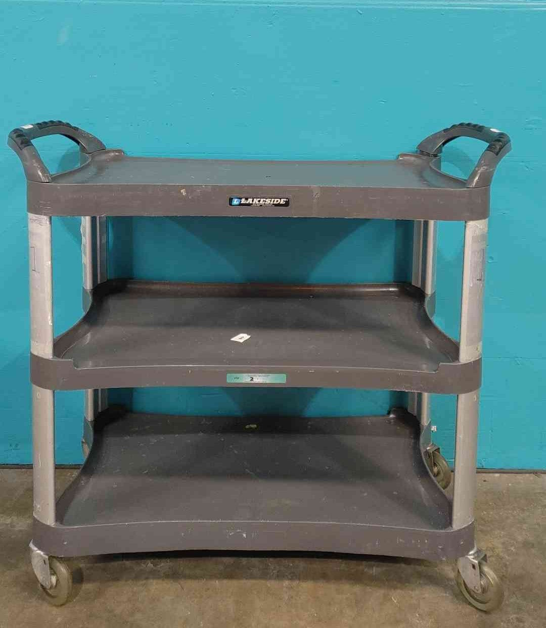 Rolling plastic 3 Tier Cart (Sku:115149)