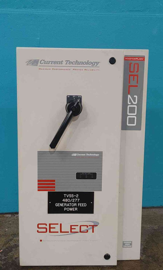 Current Technology SEL200 200kA TVSS Surge Suppressor 277/480V 3Phase Disconnect