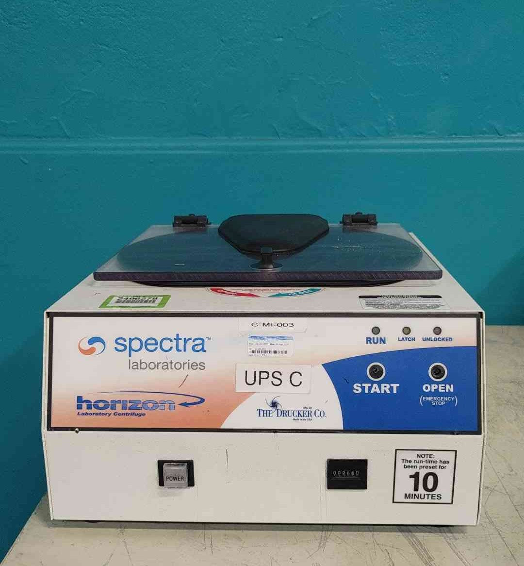 Drucker 755-24 Spectra Laboratories Horizon 24 Tube Benchtop Centrifuge 115V