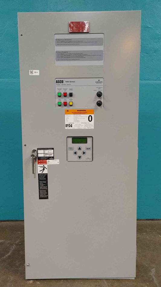 ASCO 7000 Series 115A Automatic Transfer Switch 480V 3Ph  ATS J7ADTS030150N5XC