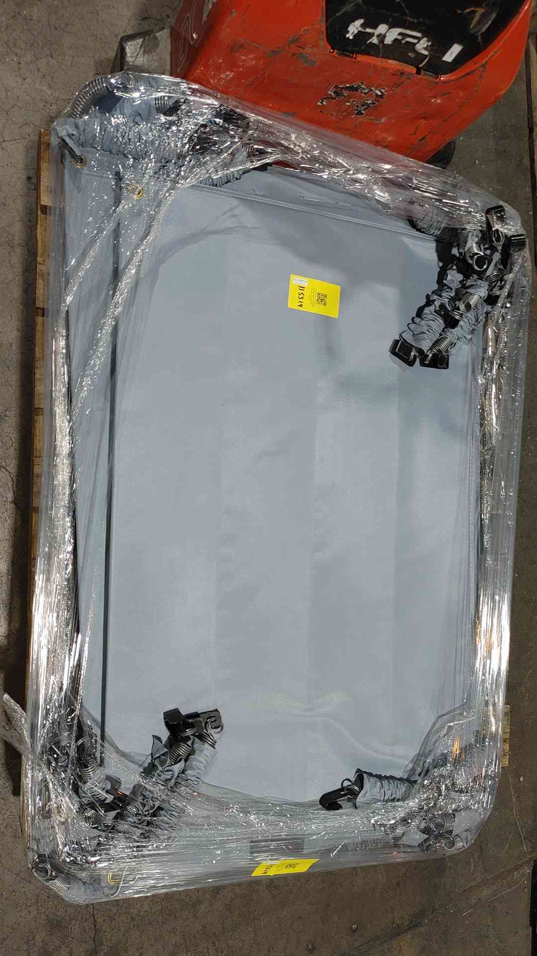 45" Truck Bed Dump Body Roll Up Pull Tarp Canvas Cover Assembly W Spring Hooks