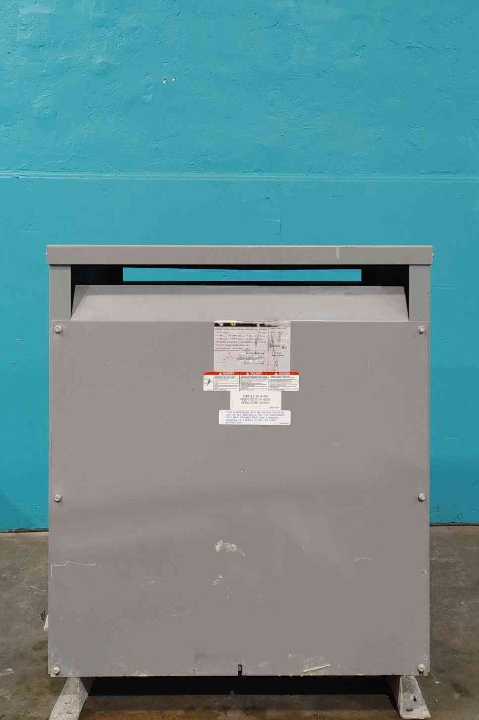 Square D Sorgel 112.5 KVA 3 Phase Transformer 480V to 208Y/120V 112T3H Dry Type