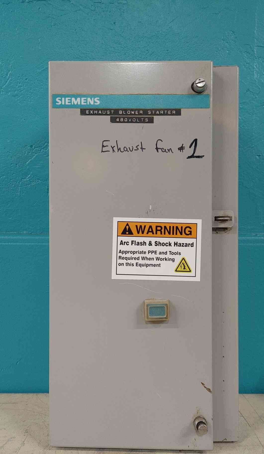 Siemens NEMA Size 3 Magnetic Motor Starter 3TF48 3UA58 Enclosed 90A 50HP 480V