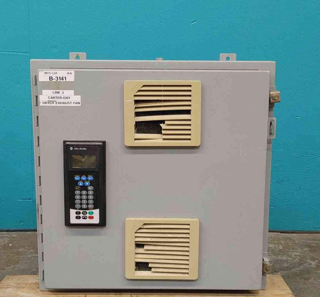 Allen Bradley PowerFlex 700 VFD Control Panel 480V TCI Filter Door Keypad Enclosed
