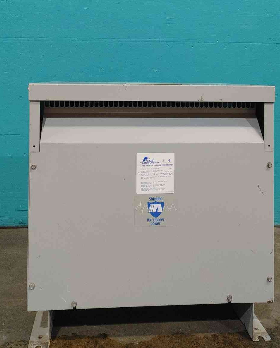 Acme TC-53313-3S 45 kVA 3 Phase Dry Transformer 480V Delta to 208Y 120V Shielded