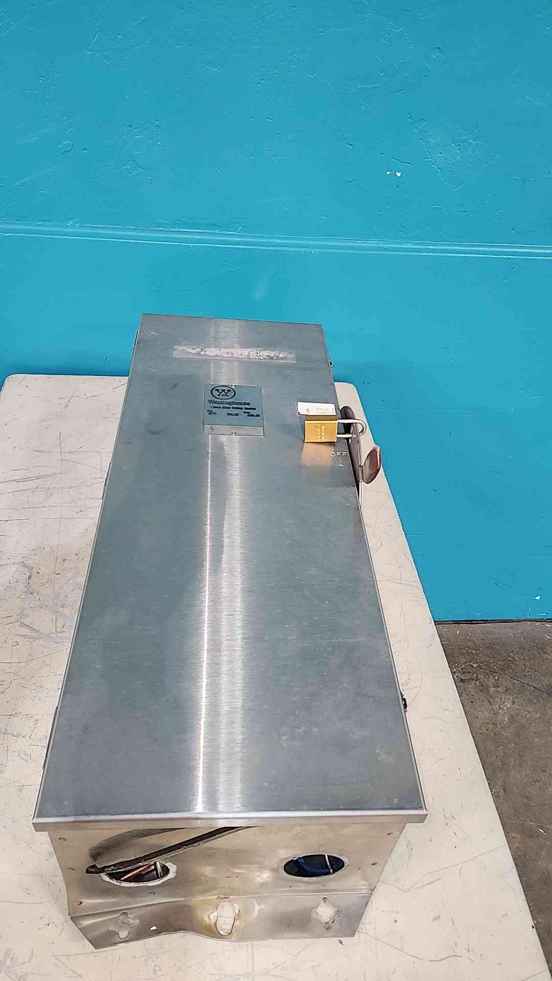 Westinghouse WHFN364 200A 600V 3 Pole Stainless Steel Safety Switch NEMA 4X Fused