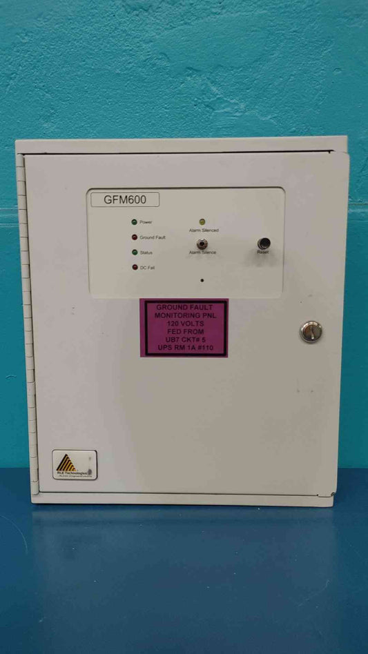 RLE Technologies GFM600 Ground Fault Monitoring Panel 85-264VAC 0-600VDC Battery