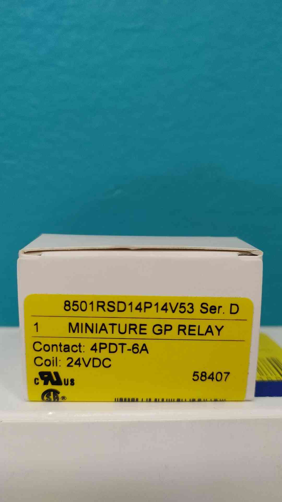 Square D 8501RSD14P14V53 Plug-In Relay 24VDC Coil 4PDT 6A 14-Pin Blade NIB