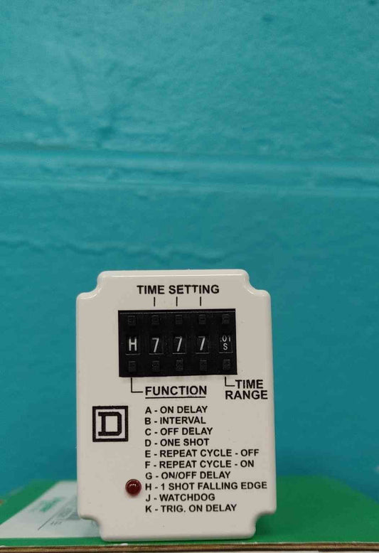 NEW Square D 9050JCK70V20 Multi-Function Time Delay Relay 120V 11-Pin DPDT 10A 9050JCK