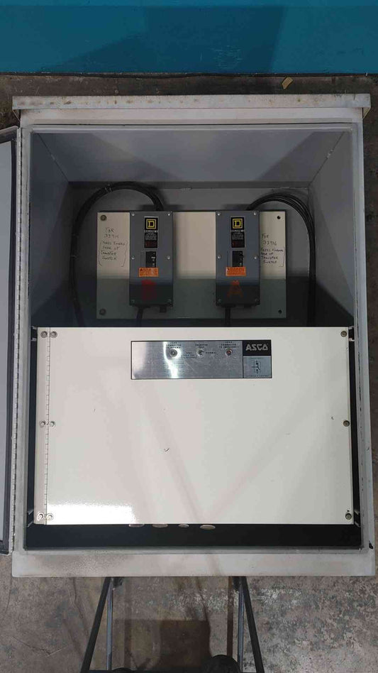 ASCO Automatic Transfer Switch ATS 240V 240 VAC With Square D Circuit Breakers