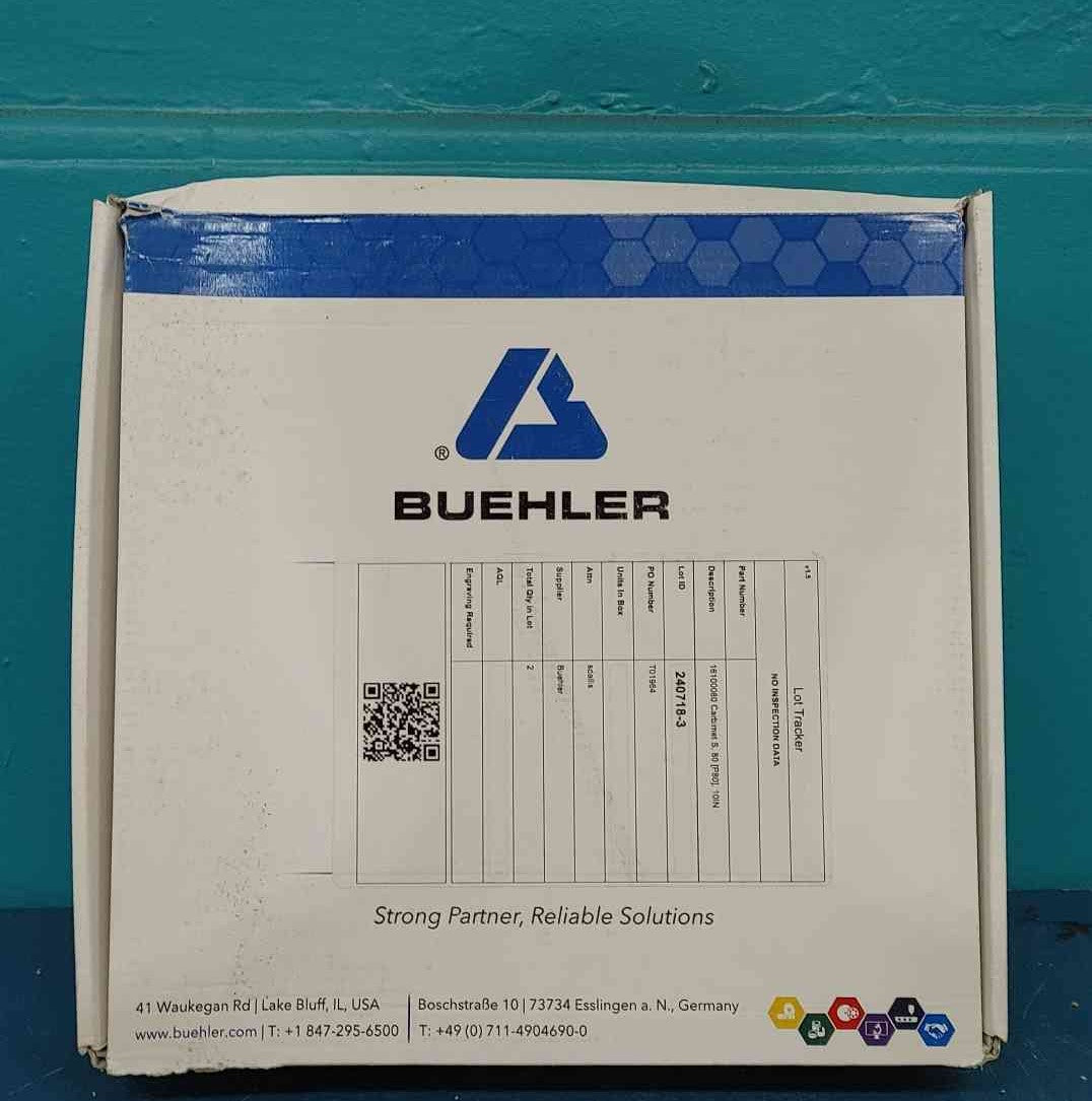 Buehler CarbiMet S 10" Abrasive Grinding Discs 80 Grit P80 16-10-0080 SiC 10in