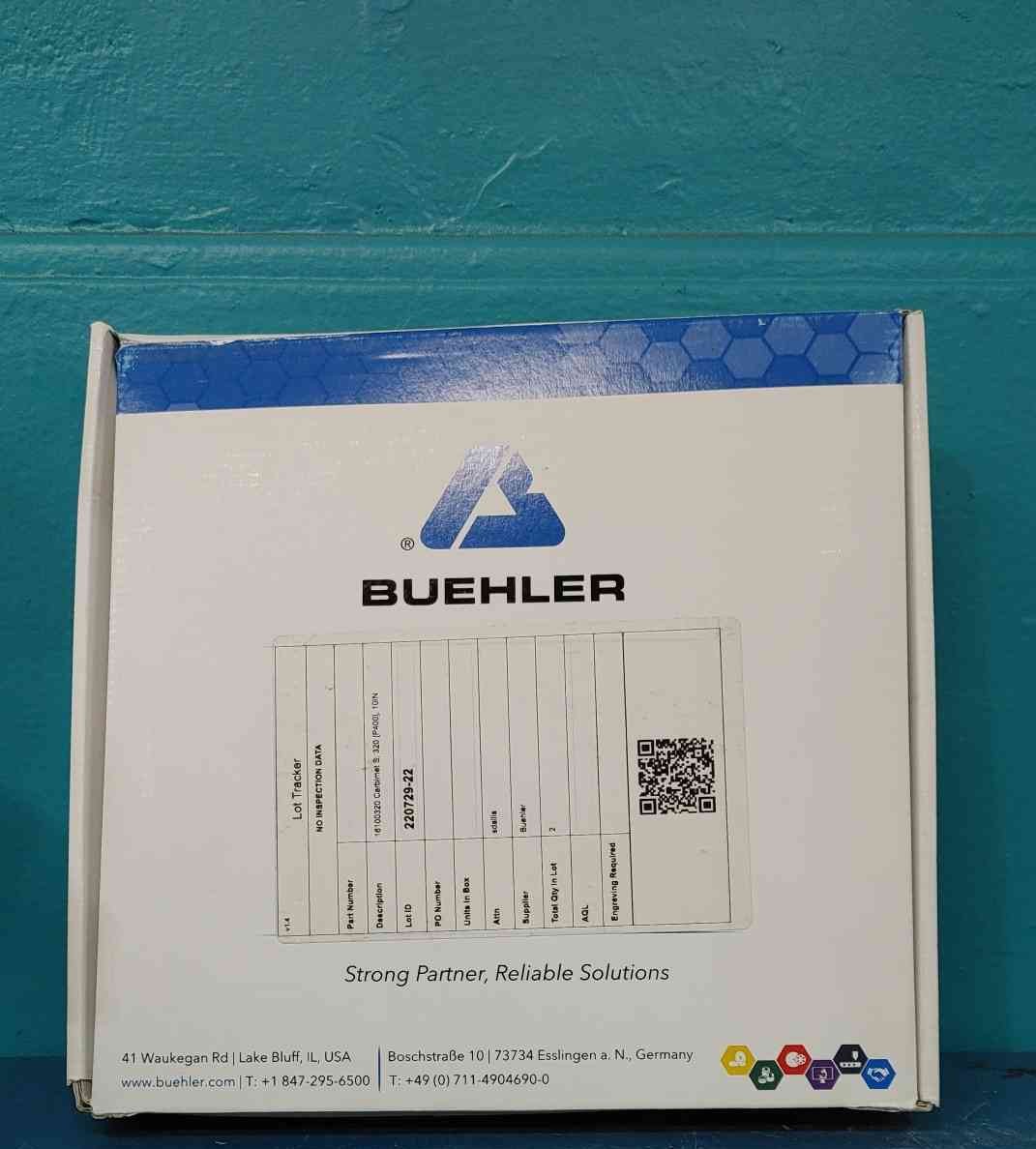 Buehler CarbiMet S 10" Abrasive Grinding Discs 320 Grit P400 16-10-0320 SiC 10in