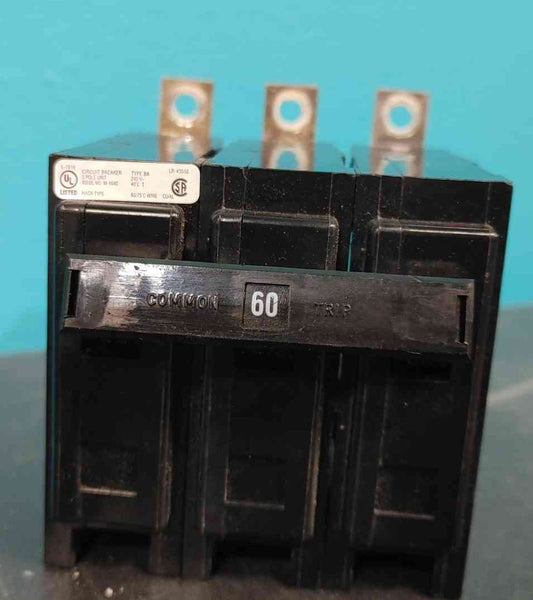 Eaton 240V/60A 3Pole Circuit Breaker (SKU:116349)