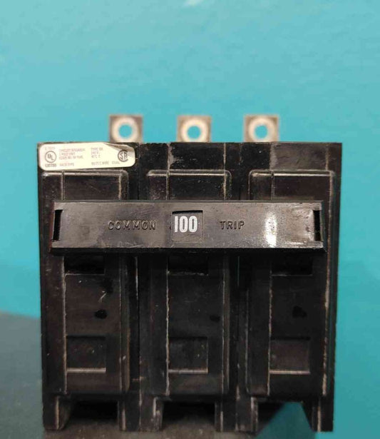 Eaton Cutler Hammer BAB3100H 100 Amp 3 Pole 240V Bolt On Circuit Breaker BAB3100