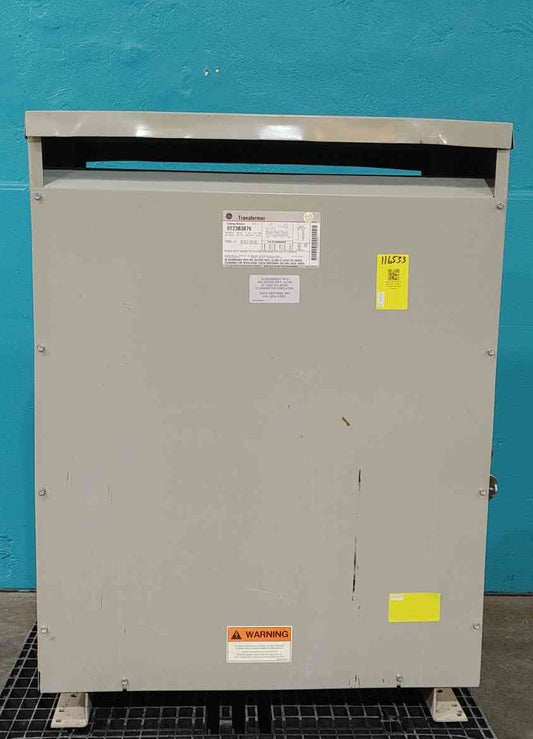 GE 150 kVA 3-Phase Dry Type Transformer 480V-208Y/120V 9T23B3876 Type QL