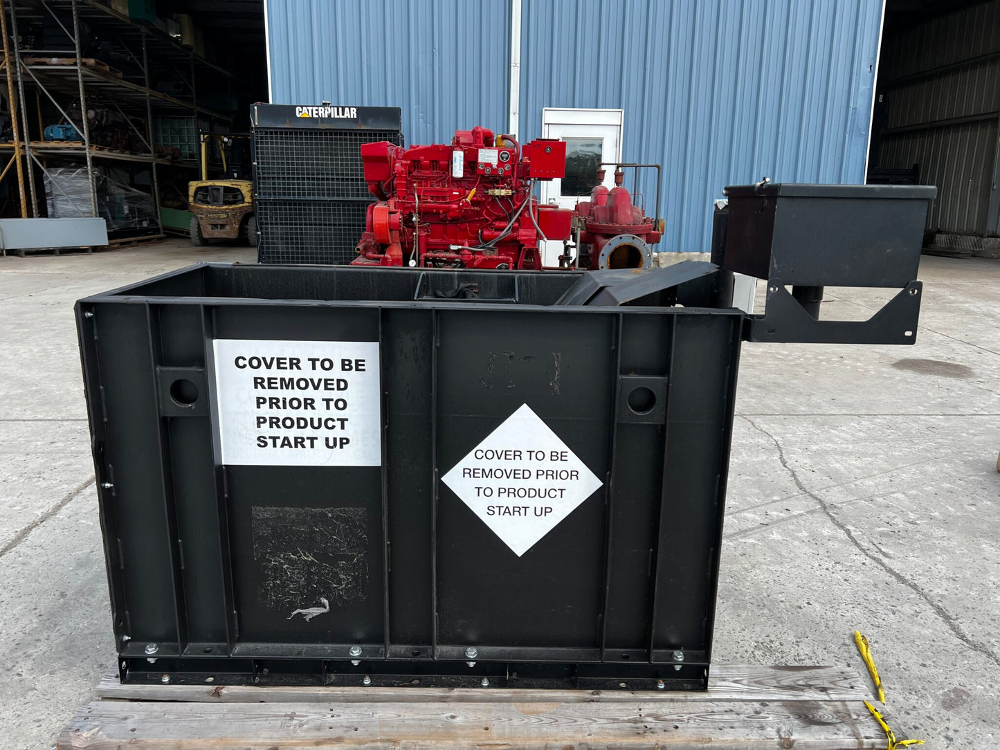 Unused Surplus Diesel Tank for Genset, Slight Damage