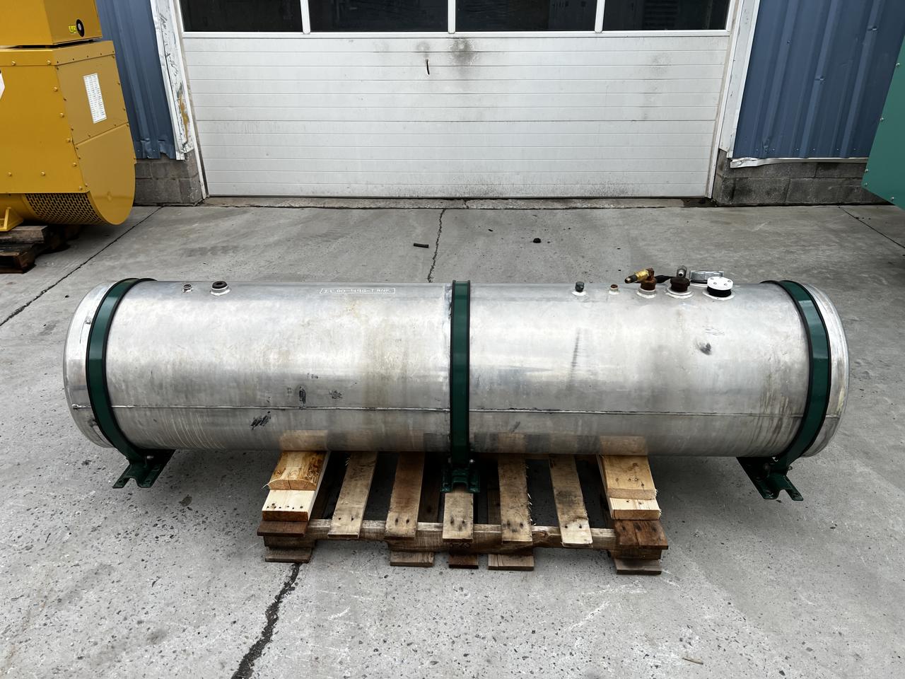 150 Gallon Diesel Fuel Tank with Saddle Mounts.  Good for Use on Class 8 Trucks