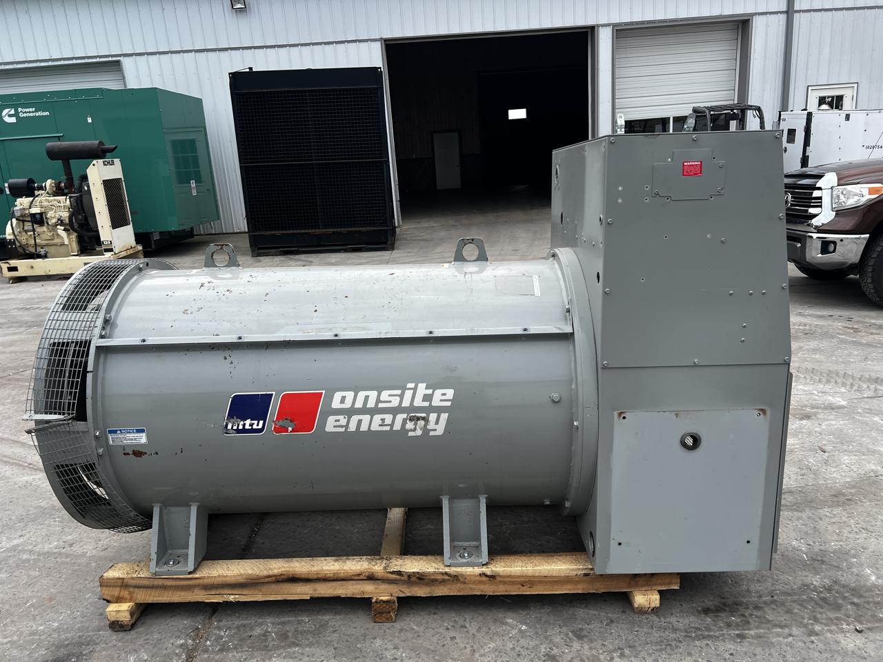 Marathon Gen End, 2200 kW, Low Hr, Take Off of MTU Engine, Less than 500 HRs.