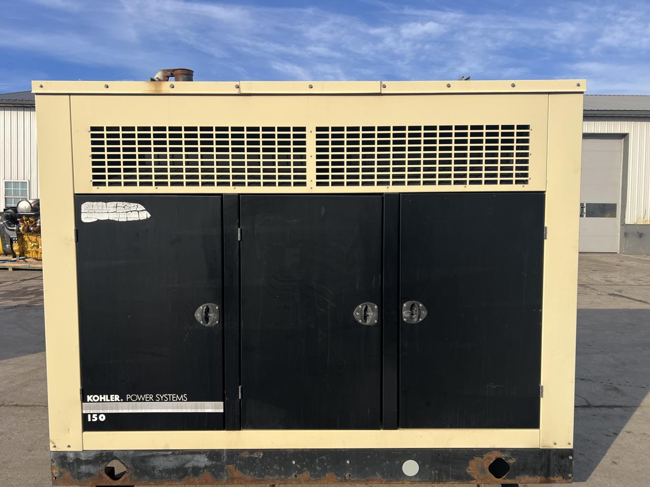 150 kW Kohler Generator GM-8.1L Engine NG/LP With Enclosure