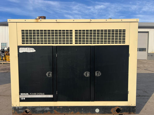 150 kW Kohler Generator GM-8.1L Engine NG/LP With Enclosure