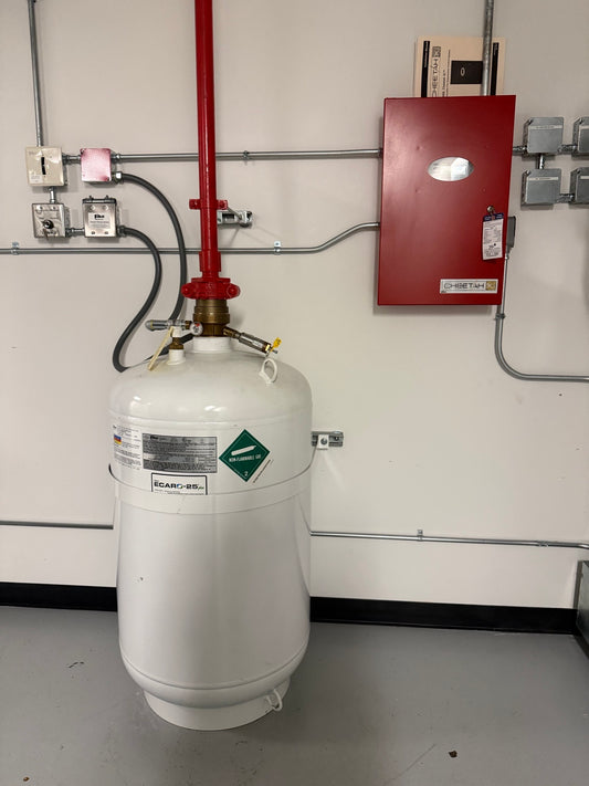 Fike ECARO-25 Plus Clean Agent Fire Suppression 341lbs Agent Cylinder/Tank
