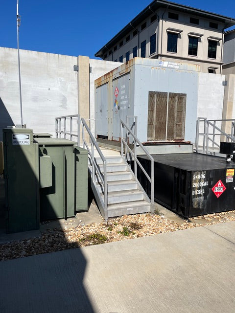 MTU 350kW Continuous Diesel Generator Marathon 433PSL7520 277/480V 2000 Gal Fuel Tank Enclosed