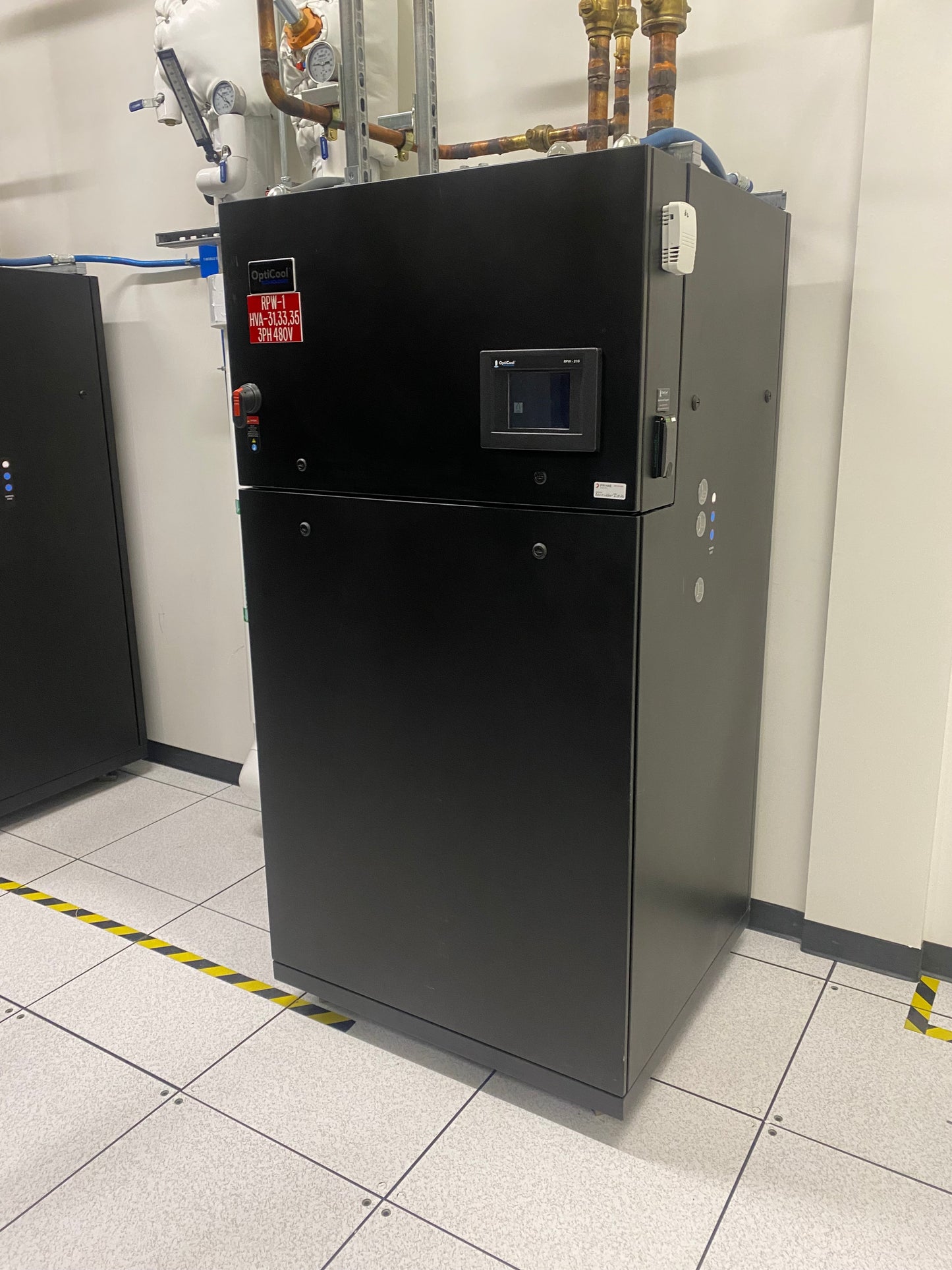 OptiCool RPW-210 Data Center CDU Coolant Unit 210 kW 480V 3PH R-134a Server Cooling