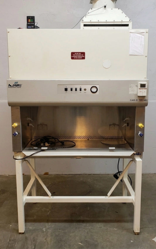 NUAIRE 4'6" Class II Type A/B3 BSC Biosafety Cabinet Fume Hood with Flow Meter & Stand (SKU: 4600AA)(4600AA)