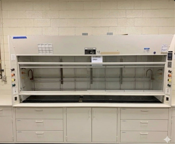 Large Kewaunee 10ft Laboratory Fume Hood for Industrial & Chemical Use (S6LLST0838)
