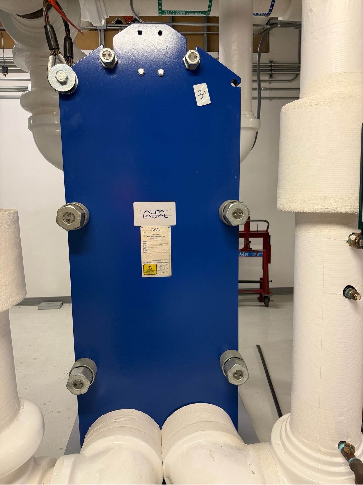 Alfa Laval M15-BFG Plate and Frame Heat Exchanger 2013 150PSI
