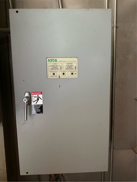 ASCO series 300 ATS 70amps 480v 3PH A30037091C
