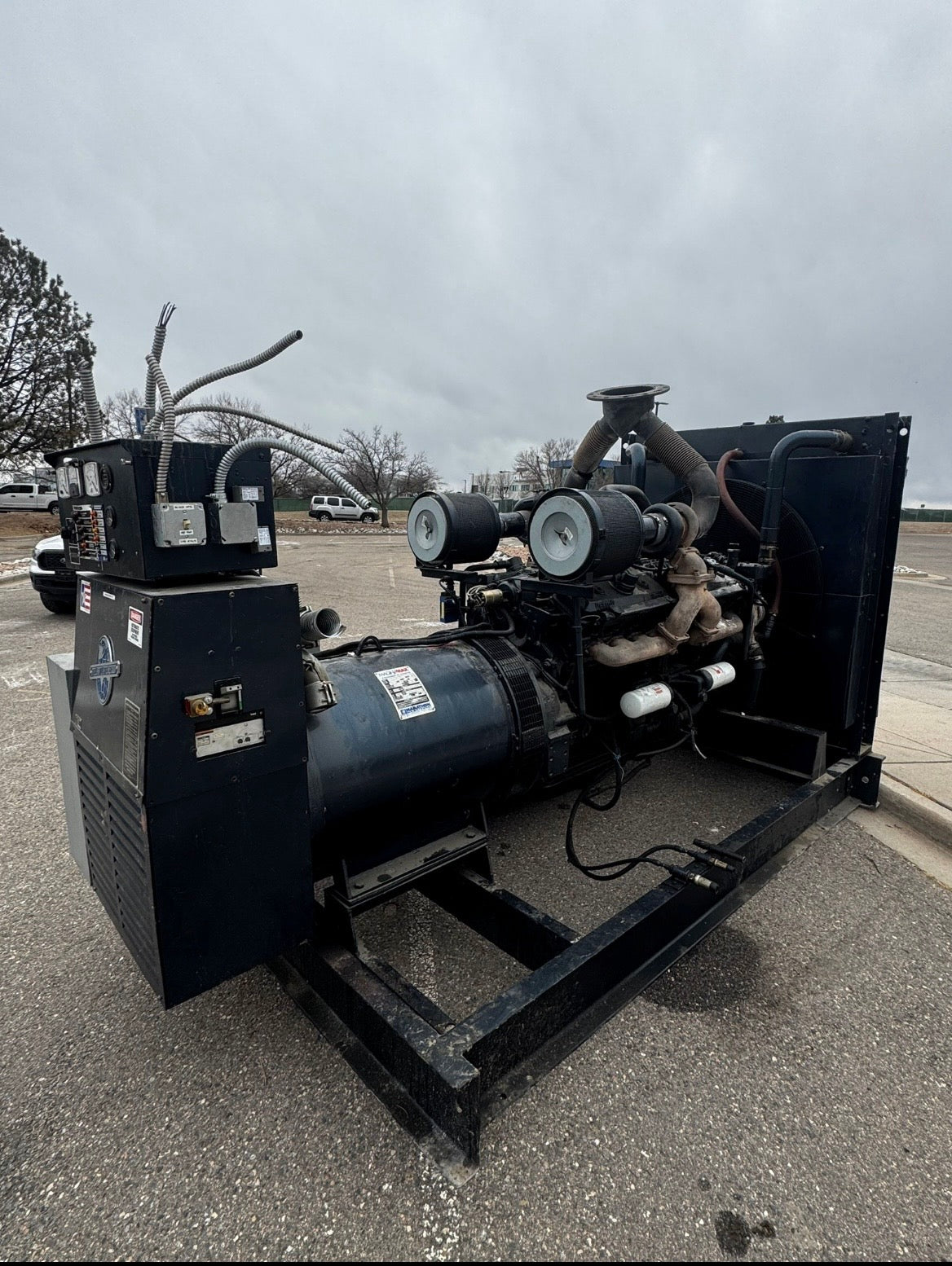 Detroit Diesel 16V92 Generator 660kW 600KW 700KW Marathon 1/3PH 395Hrs TESTED