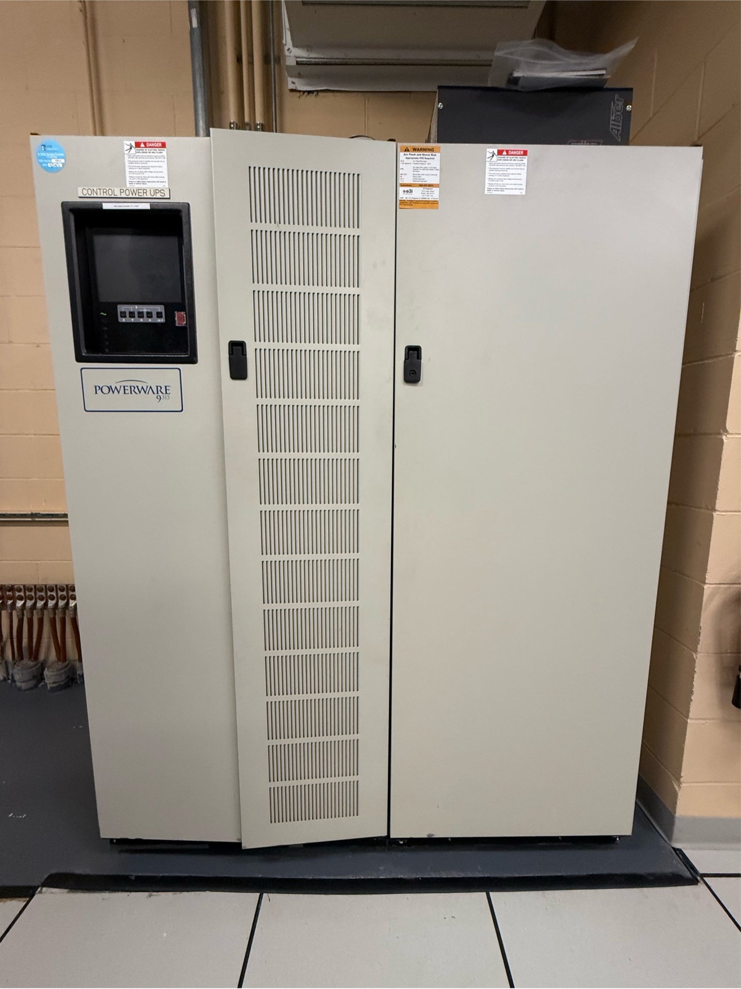 Powerware UPS System 9315-50 480V 60hz 3ph 82A 50KVA