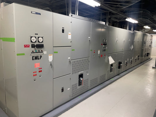 3000A 480V Square D Masterpact Switchgear 8 Section 7 Breaker with Bypass Transfer