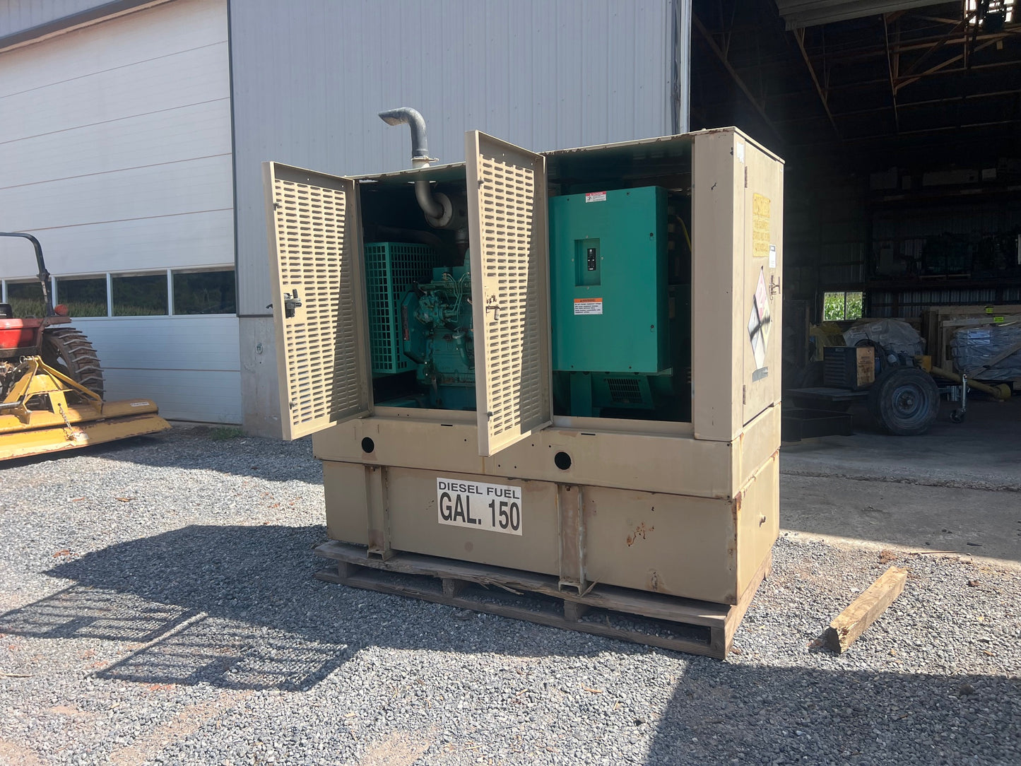 50KW Onan 4BT Cummins Diesel Generator '99 1126hrs Tested