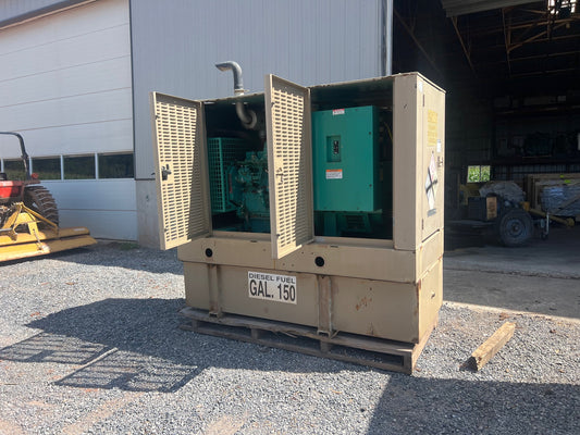 50KW Onan 4BT Cummins Diesel Generator '99 1126hrs Tested