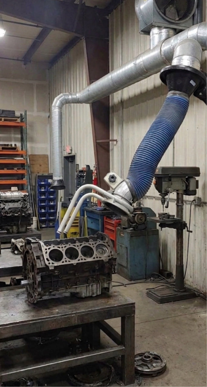 Nederman Original Fume Extraction Arm Snorkel Welding Exhaust Hood 500531 No Mount (108385)