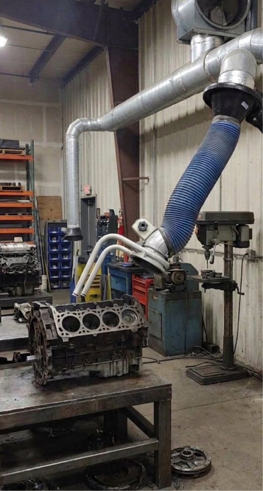 Nederman Original Fume Extraction Arm Snorkel Welding Exhaust Hood 500531 No Mount (108385)