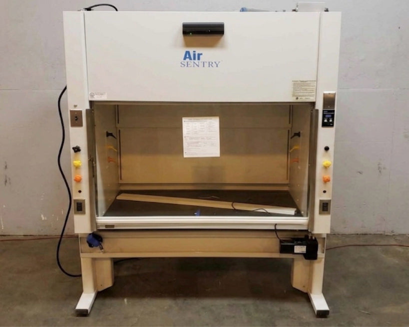 5' Lab Crafters Air Sentry Fume Hood HBASV5 w/ Stands VERY CLEAN(101232BDL)
