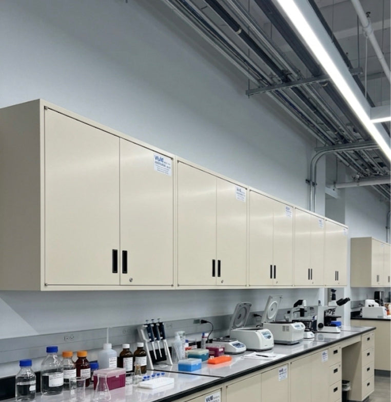 Labcrafters 4' Metal Wall-Mount Lab Cabinet Double Swinging Door