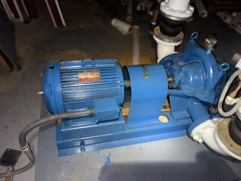 Lincoln Electric 20 HP 3 Phase Motor Split Case Centrifugal Water Pump 256T