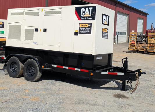2014 Caterpillar XQ200 Mobile Diesel Generator 200kW CAT C7.1 0-Hour Rebuild Multi-Voltage Trailer Mounted EMCP 4.2
