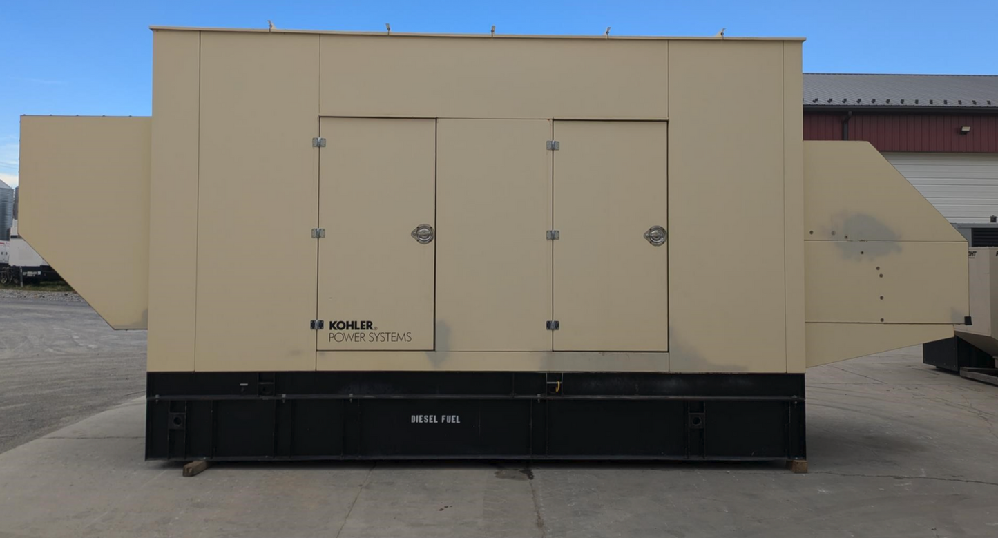 360KW Kohler Volvo Diesel Generator 3ph 120/208 210hrs '07 TESTED
