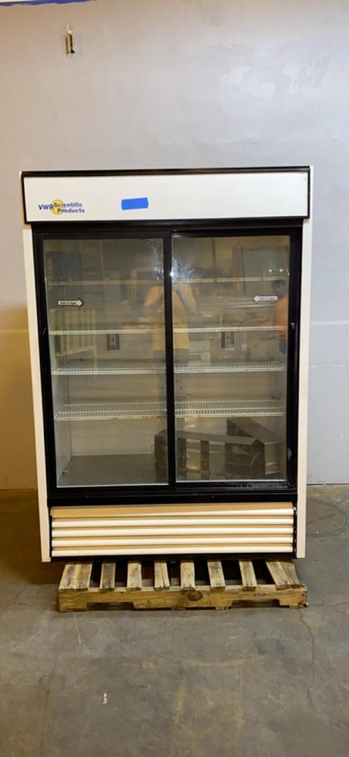 VWR Double Door Lab Refrigerator GDM-47 Tested & Working(S6LLST5798)