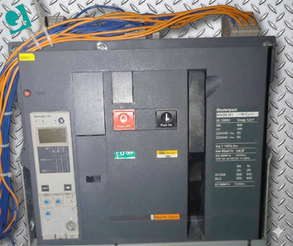 800A Merlin Gerin Masterpact NW08 H1 Breaker (111924)