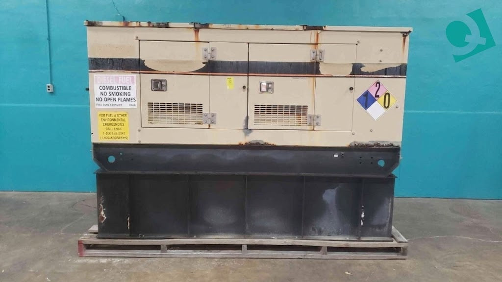Generac 40 kW Diesel Generator 120/240V Single Phase Enclosed Subbase Tank 1067Hr