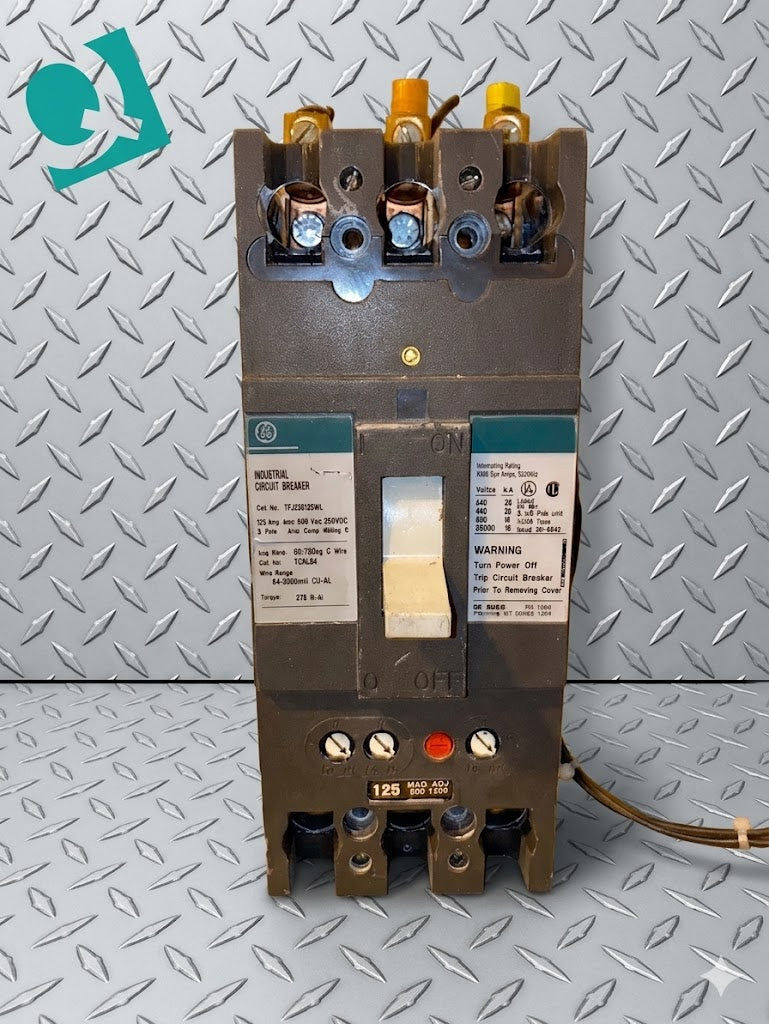 125A GE TFJ236125WL 3 Pole Circuit Breaker(S6LLST1413)